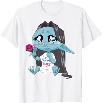 Kpop Demon Hunters Chibi Crying Saja Boys Demon Fan T-Shirt