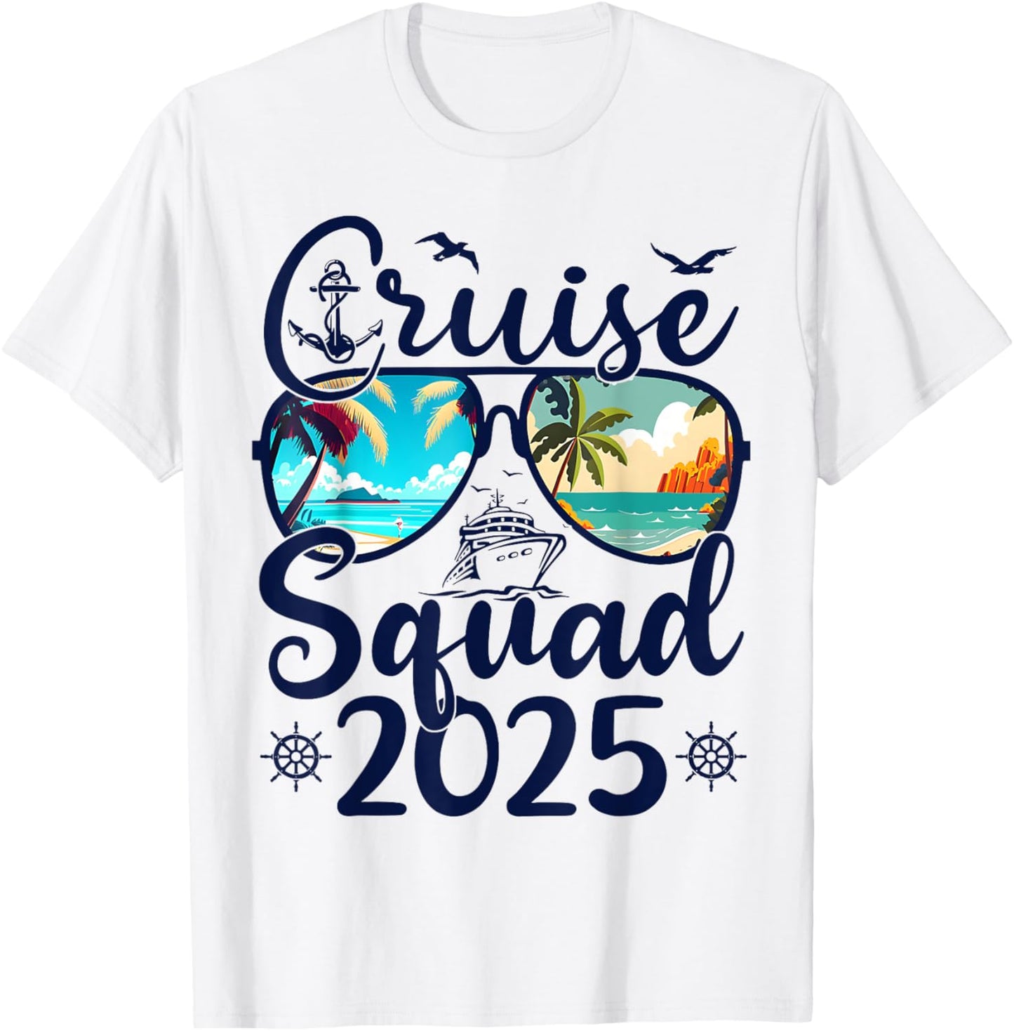 Cruise Squad 2025 Summer Vacation Matching Family Group Trip T-Shirt