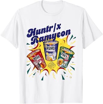Kpop Demon Hunters HUNTR/X Ramyeon Officially Licensed T-Shirt