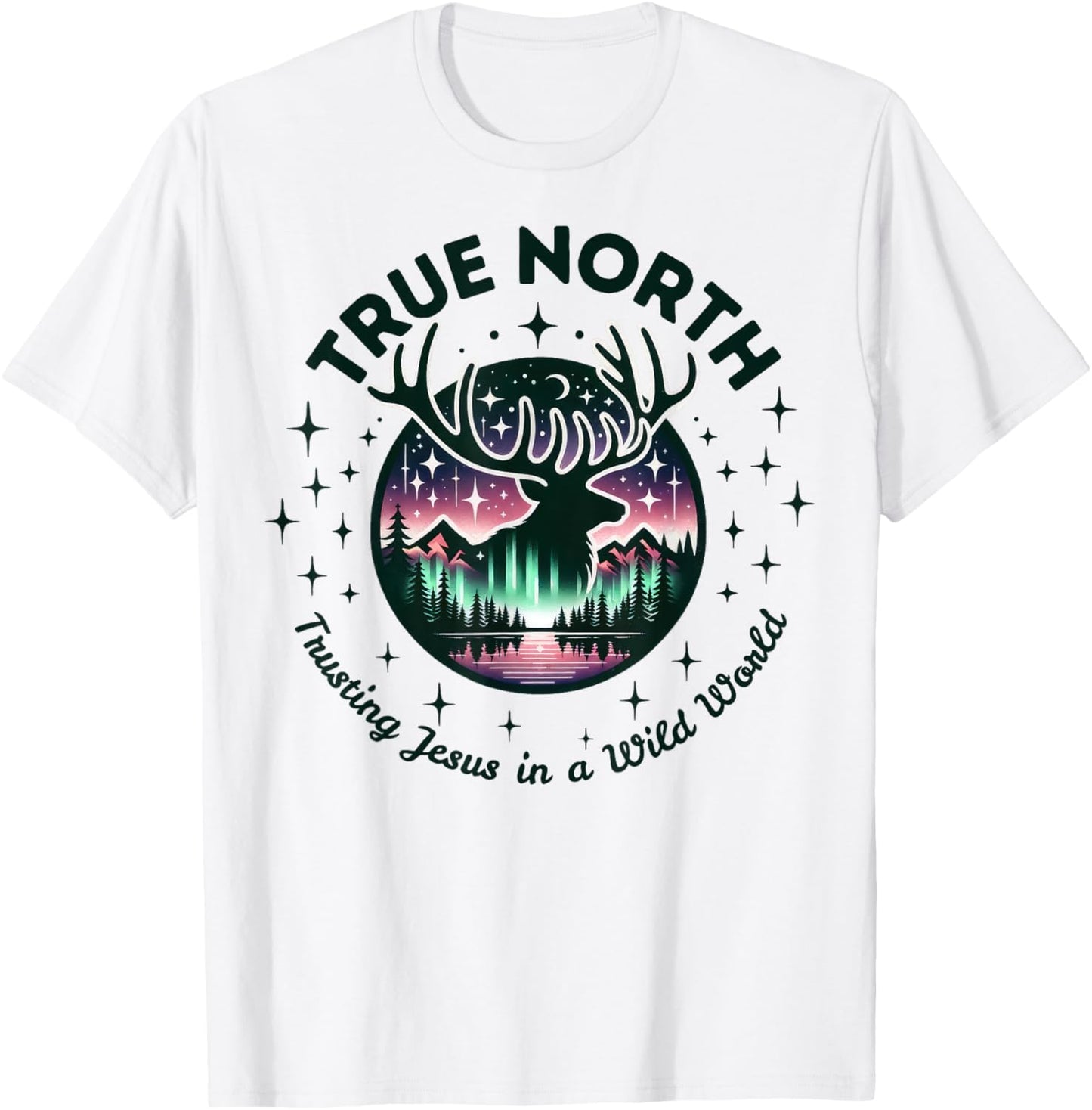 True-North VBS 2025 Christian Trusting Jesus Wilderness T-Shirt