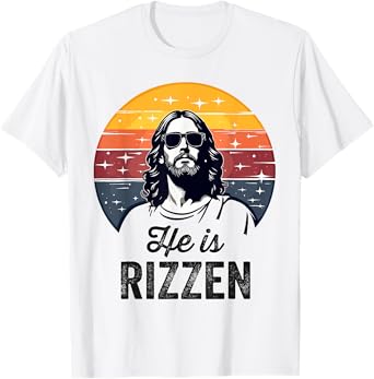 He Is Rizzen - Funny Jesus Meme Rizz Christian Easter T-Shirt
