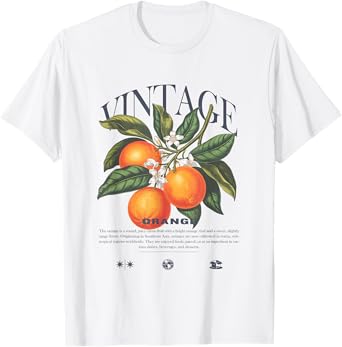 Orange Fruit Vintage T-Shirt