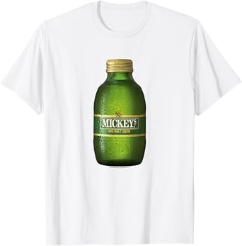 Coors Brewing Company Mickey's Fine Malt Liquor Epic Bottle T-Shirt
