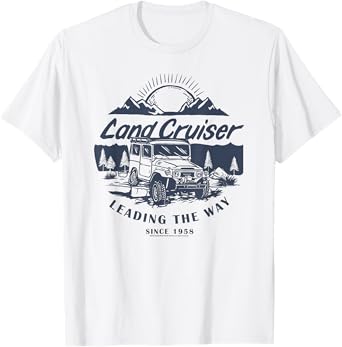 Toyota Land Cruiser Leading The Way Since 1958 Retro Poster T-Shirt