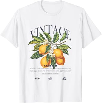 Lemon Fruit Vintage T-Shirt