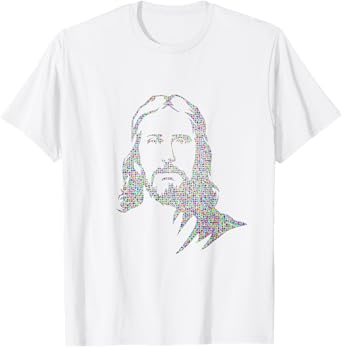 Jesus Christ Portrait Face Divine God Holy T-Shirt