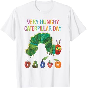 Eric Carle Very Hungry Caterpillar Day Children's Book T-Shirt