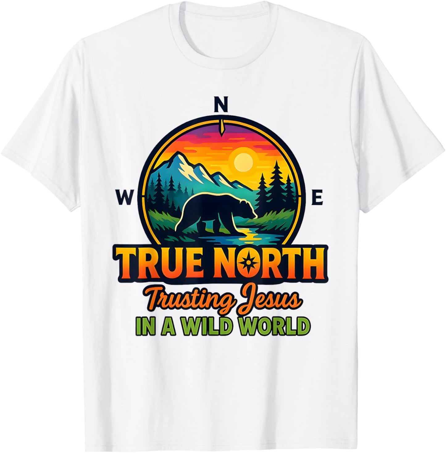 True North VBS 2025 Trusting Jesus Wilderness Christian T-Shirt