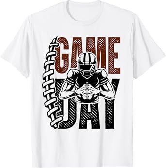 Game Day Football Season Funny Men Women Team Sports Vintage T-Shirt