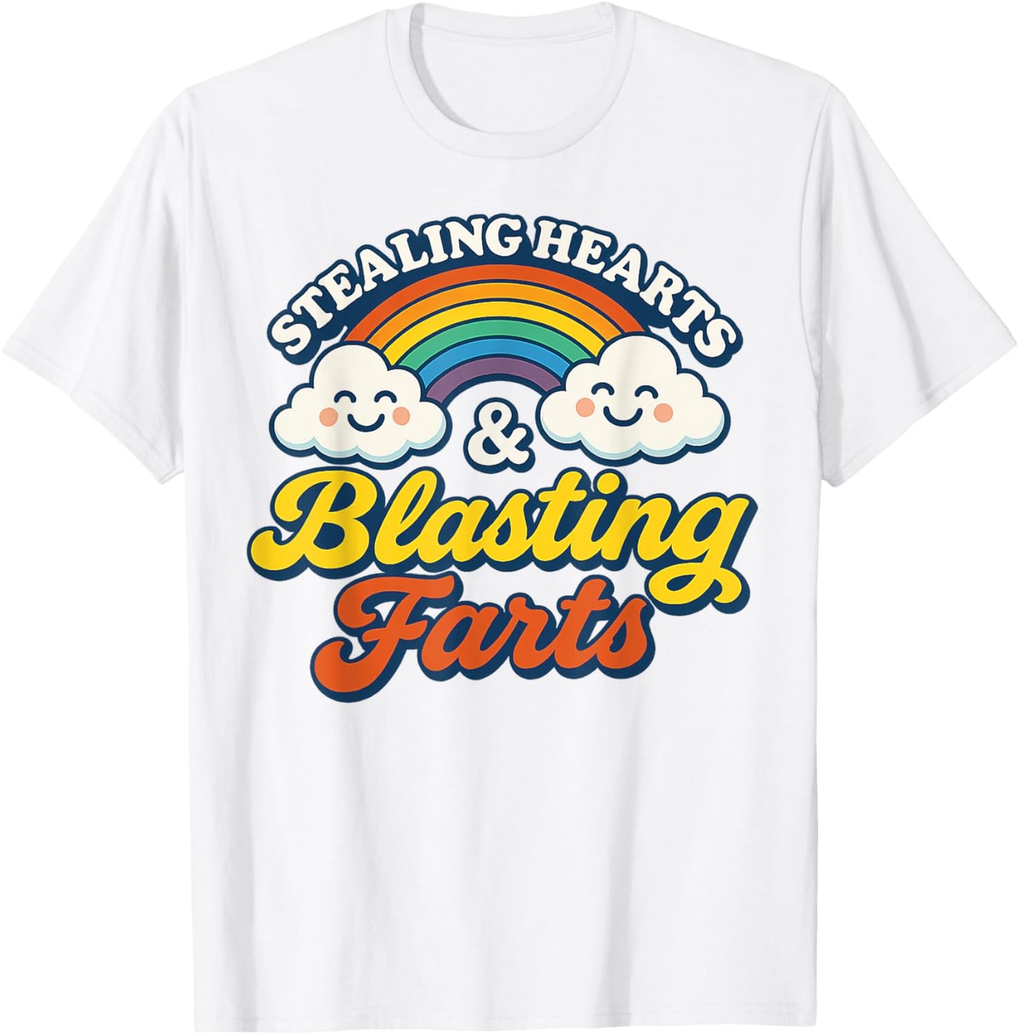 Funny Stealing Hearts And Blasting Farts Humor Meme T-Shirt