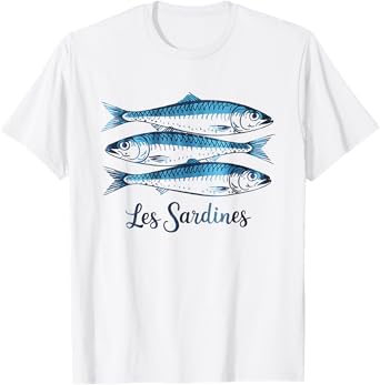 Les Sardines Tinned Fish Lover T-Shirt