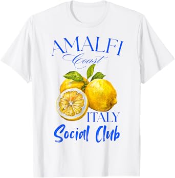 Italian Lemon Cello clothes Women Lemoncello Amalfi Coast T-Shirt