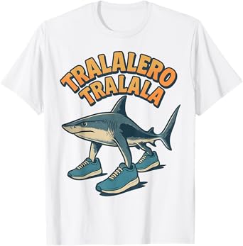 Tralalero Tralala Shark Brainrot Italian Brainrot Meme T-Shirt