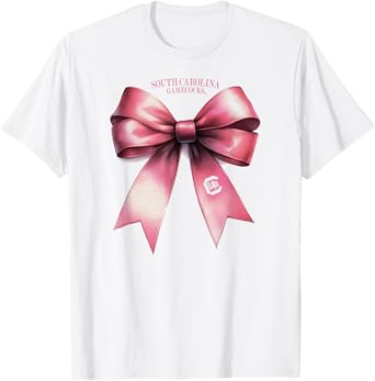 South Carolina Gamecocks Bow Pink Officially Licensed T-Shirt