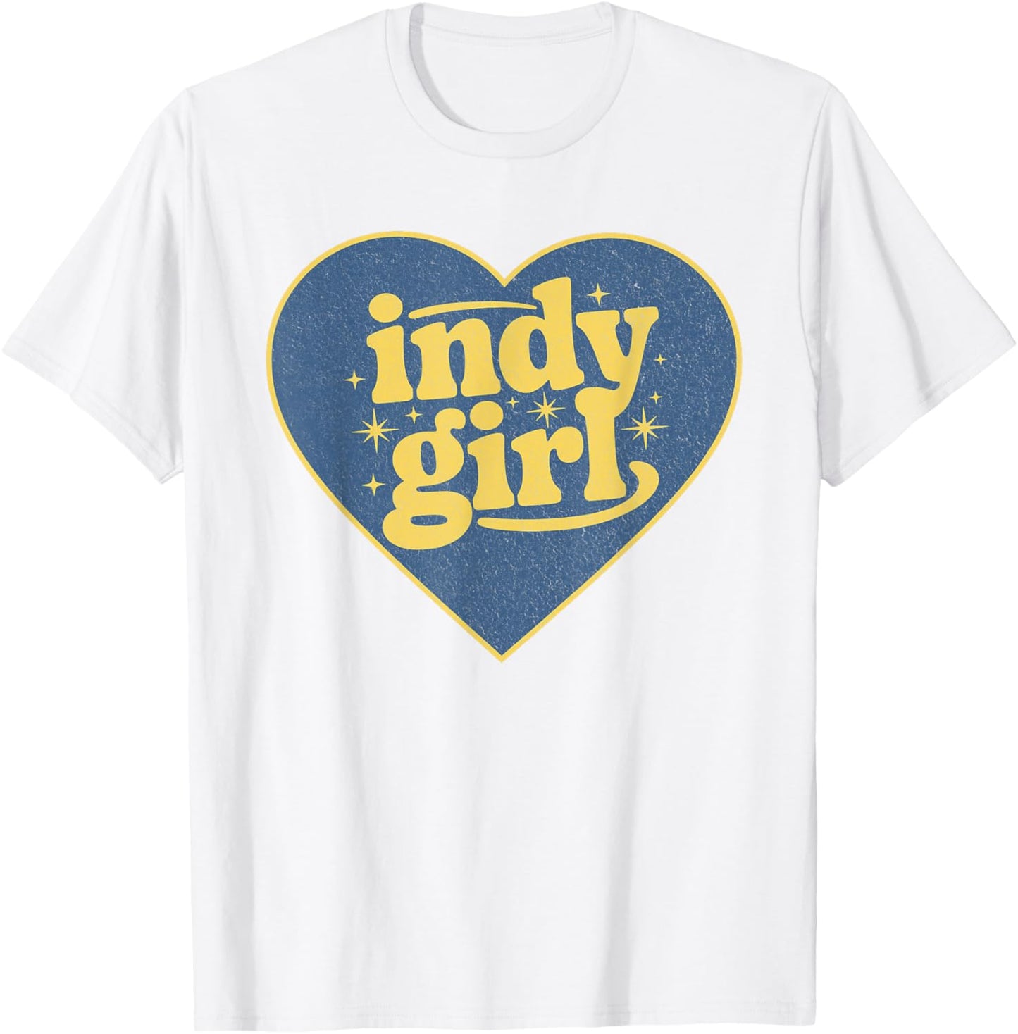 Indianapolis Retro Girl Throwback Indy Girls T-shirt by TeeBrew
