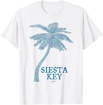 JCombs: Siesta Key, FL, Palm Tree T-Shirt