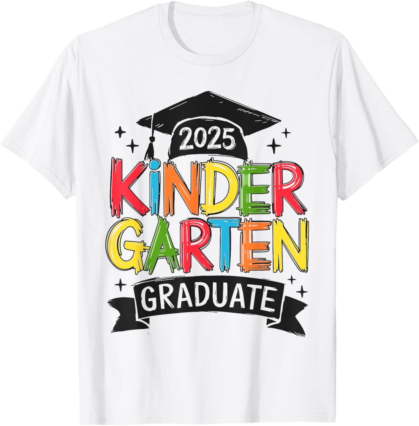 Kindergarten Graduation 2025 Pre-k Graduate Kids Boys Girls T-Shirt