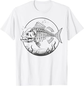 Skeleton Fish Bone Collectors T-Shirt