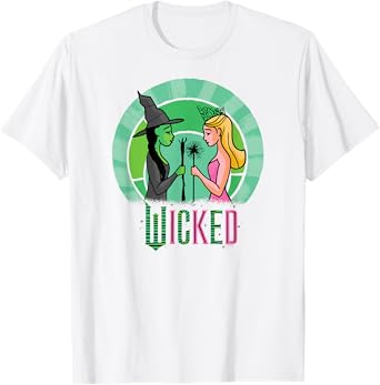 Wicked Glinda & Elphaba Sketched T-Shirt