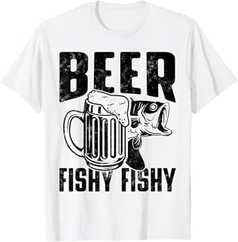 Beer Fishy Fishy Funny Fishing T-Shirt