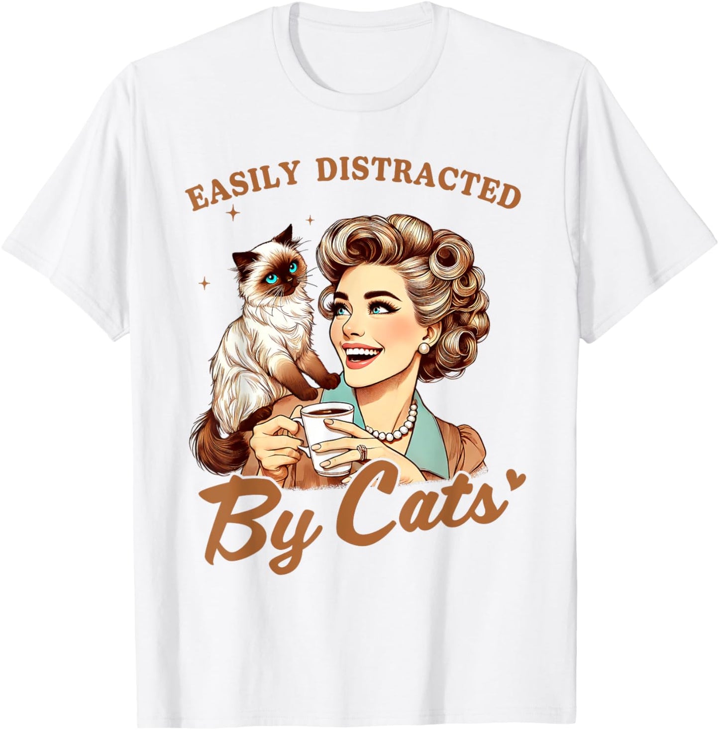 Funny Cat Lover Kitten Sassy Cat Women T-Shirt