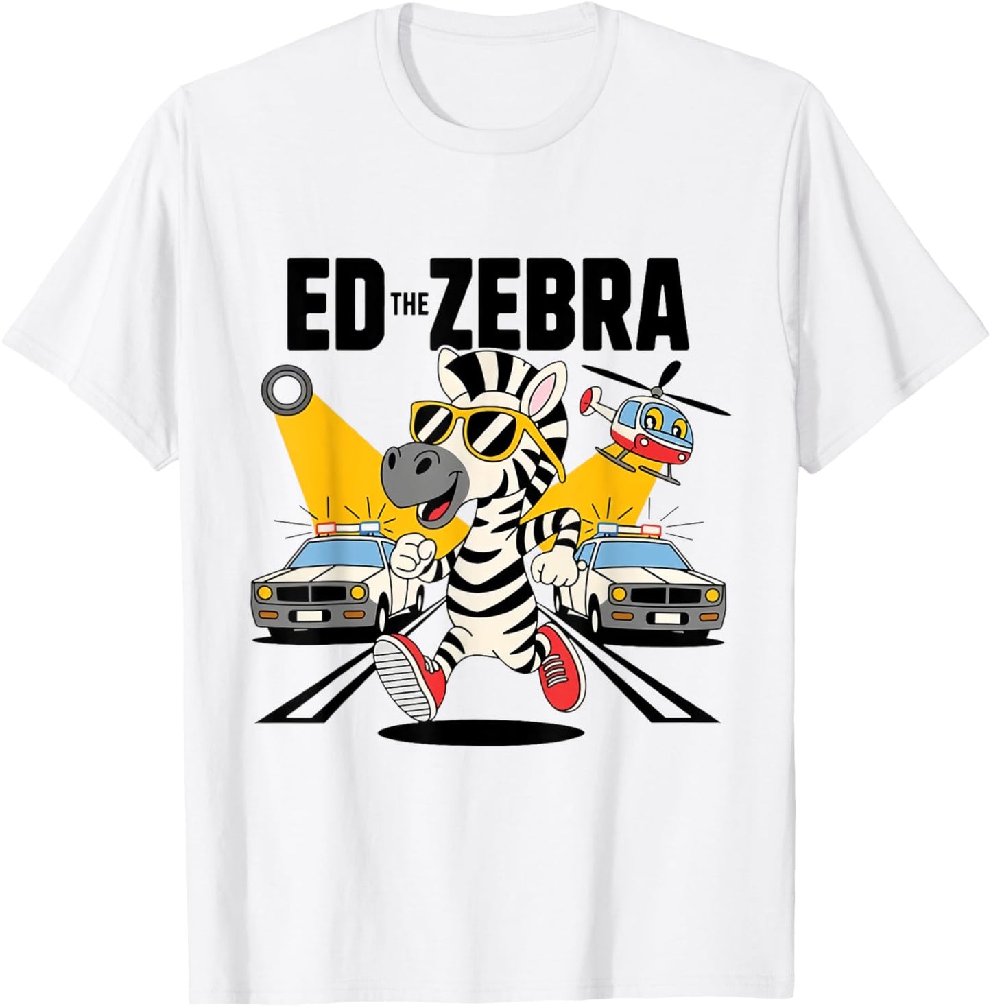 Funny Ed The Zebra Captured T-Shirt