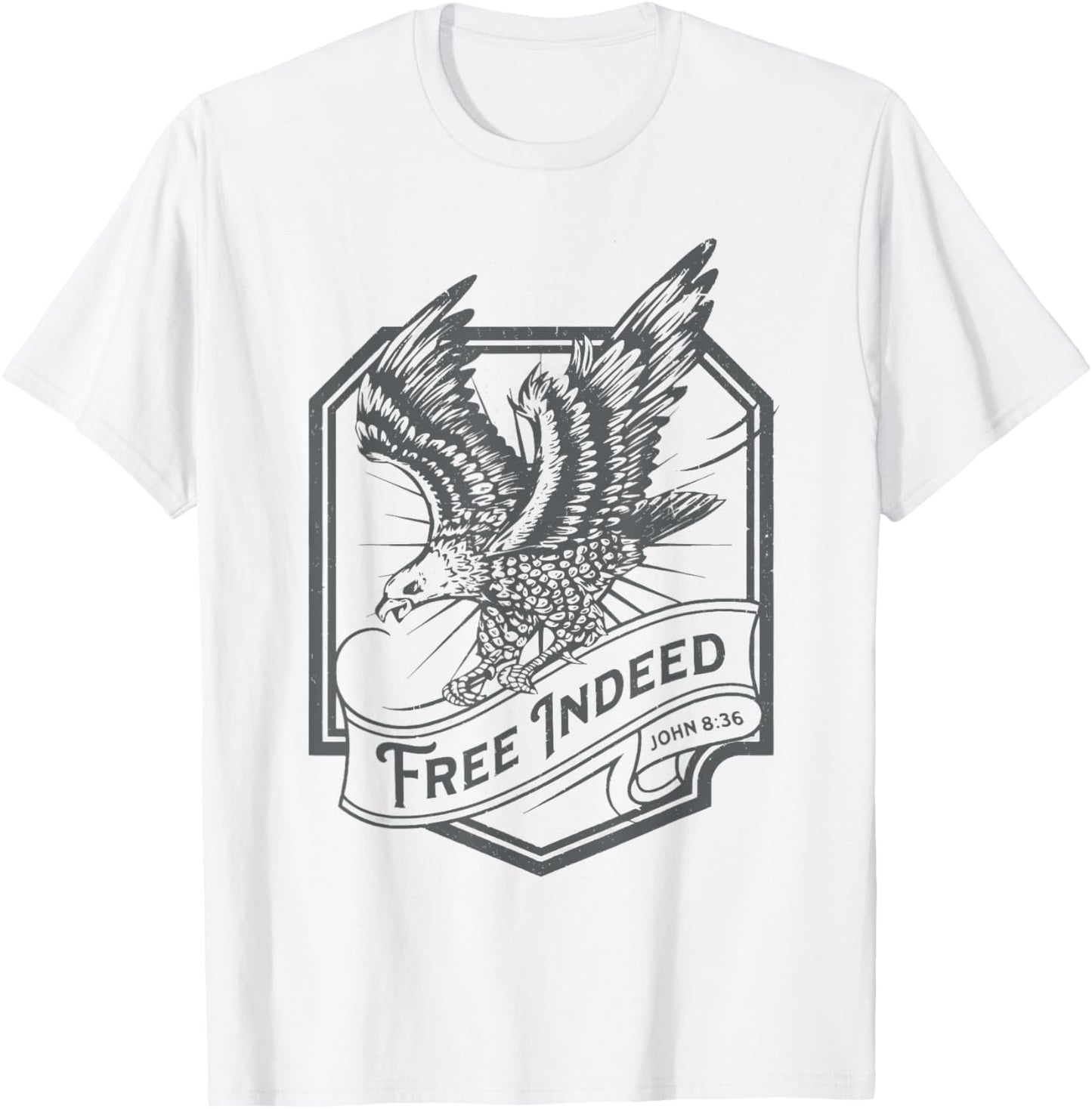 36 Christian Funny Eagle T-Shirt