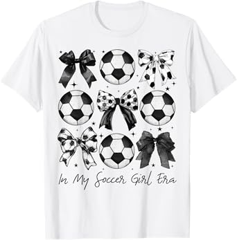 Soccer Shirt In My Soccer Girl Era Retro Groovy Soccer Girl T-Shirt