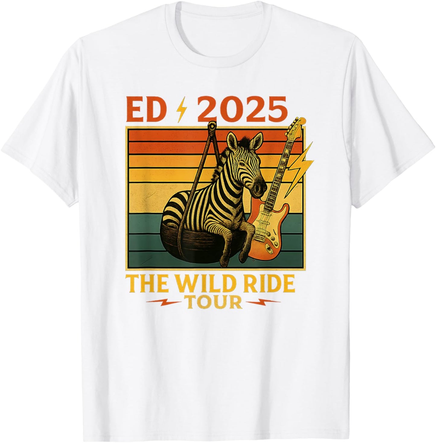 Ed's adventure 2025 Tennessee Runaway Ed Zebra T-Shirt