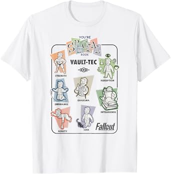 Fallout Video Game Vault-Tec You're Special Book Vintage T-Shirt
