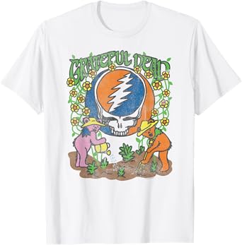 Grateful Dead Gardening Bears Flowering Vintage Band T-Shirt