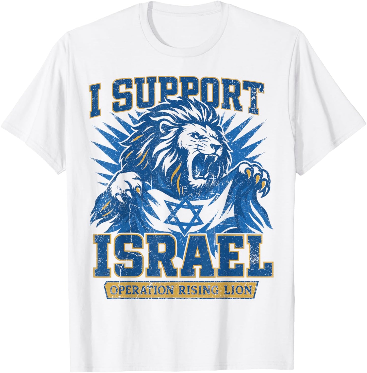 I Support Israel Operation Rising Lion Rising Lion Israel T-Shirt