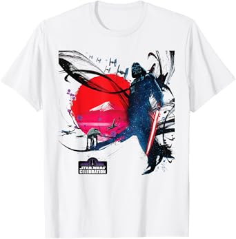 Star Wars Celebration Japan 2025 Key Art Darth Vader & Logo T-Shirt