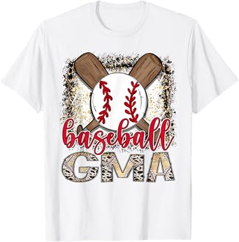 Baseball Gma Leopard Proud Ball Gma Game Day T-Shirt