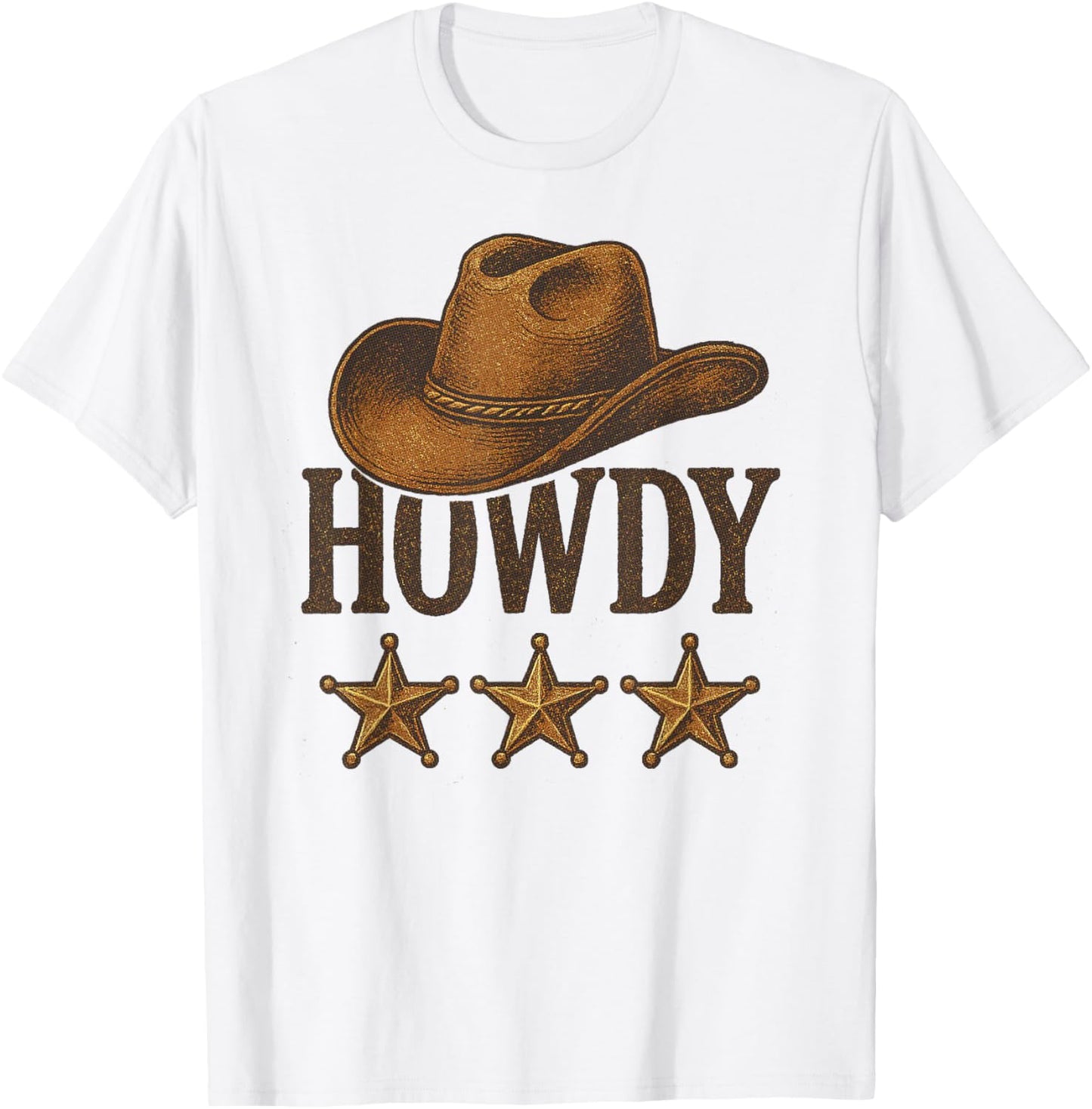 Cowboy Hat Western Country Howdy Cowboy T-Shirt