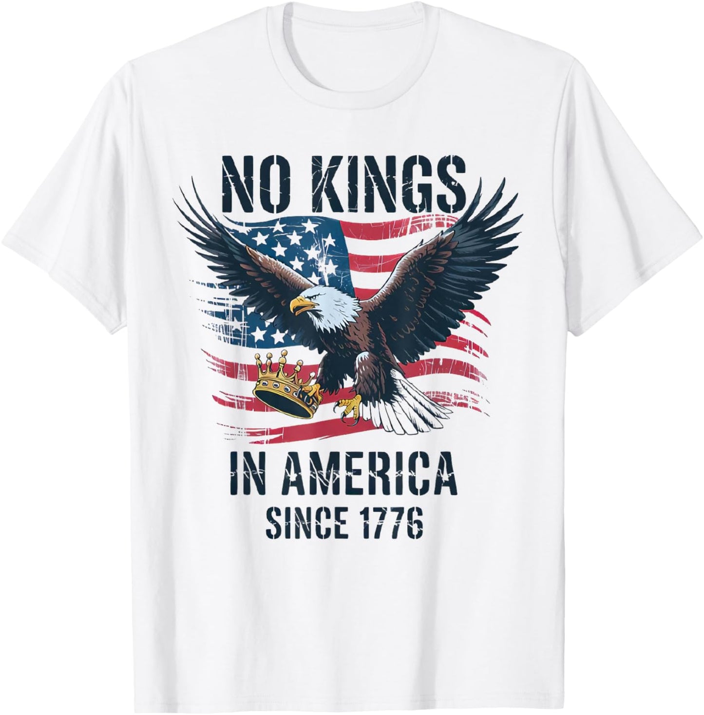 No Kings In America Since 1776 shirt No Kings in America T-Shirt