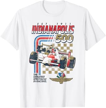Indy 500 The Greatest Spectacle In Racing EST. 1911 Poster T-Shirt