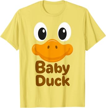 HUGvyn Halloween: Baby Duck Toddler Matching Family Outfit T-Shirt