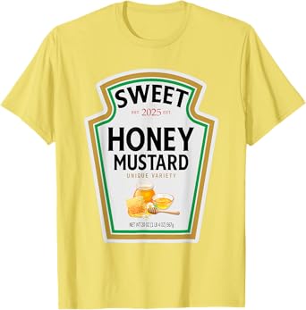 Sweet Honey Mustard Funny DIY Halloween Costume Matching T-Shirt