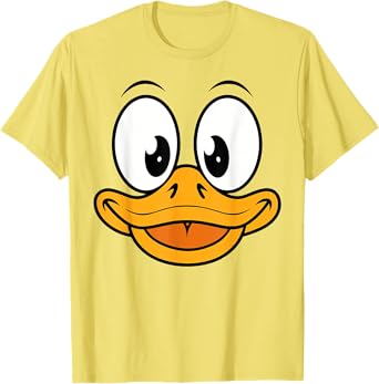 Duck Shirt Adult Kids Men Women Duck Face Costume T-Shirt