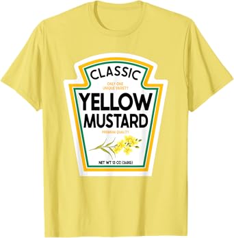 Mustard Halloween 2024 Costume Family Matching Ketchup Sauce T-Shirt