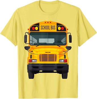 School Bus Teacher Student Halloween T-Shirt T-Shirt