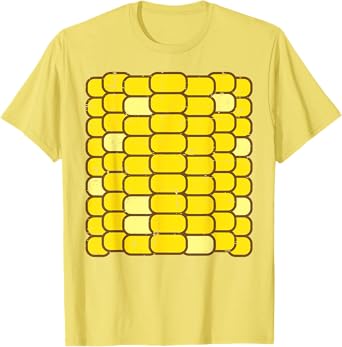 Corn Halloween Costume Funny Foodie Farmer Men Women Kids T-Shirt