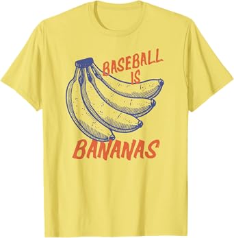 Baseball is Bananas funny ball tour banana fan team T-Shirt