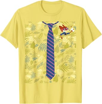 Disney Zootopia Nick Wilde Shirt and Tie Costume T-Shirt
