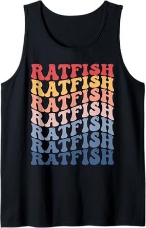 Ratfish Groovy Retro Fish Tank Top