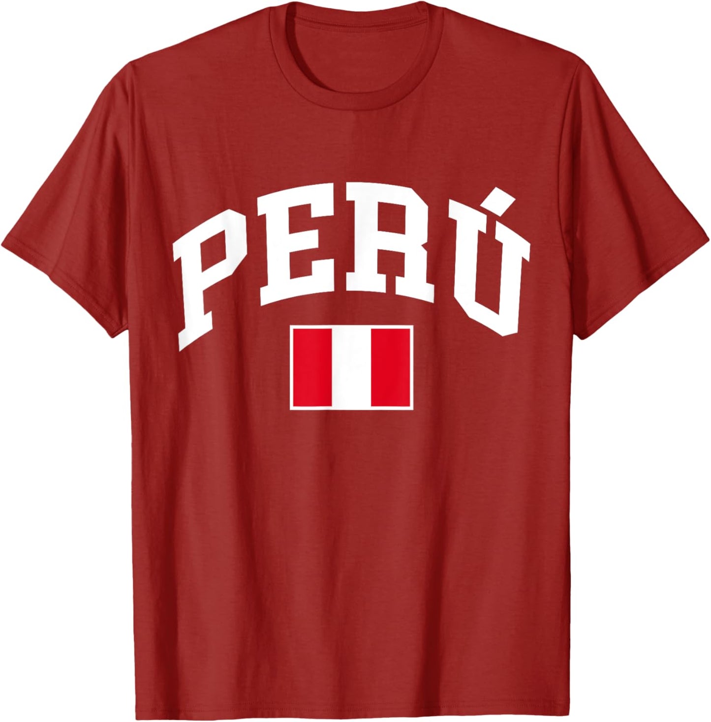 Peru Peruvian Flag Graphic T-Shirt