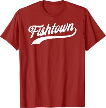 FISHTOWN Philadelphia PA Classic Baseball Design T-Shirt