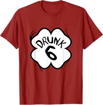 Drunk 6 TShirt Funny St Patricks Day Beer Run Group Matching T-Shirt