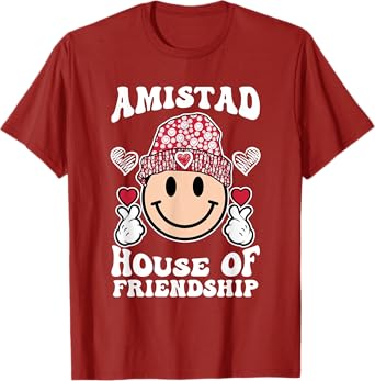 Amistad House Of Friendship Friendly School Spirit Kids T-Shirt